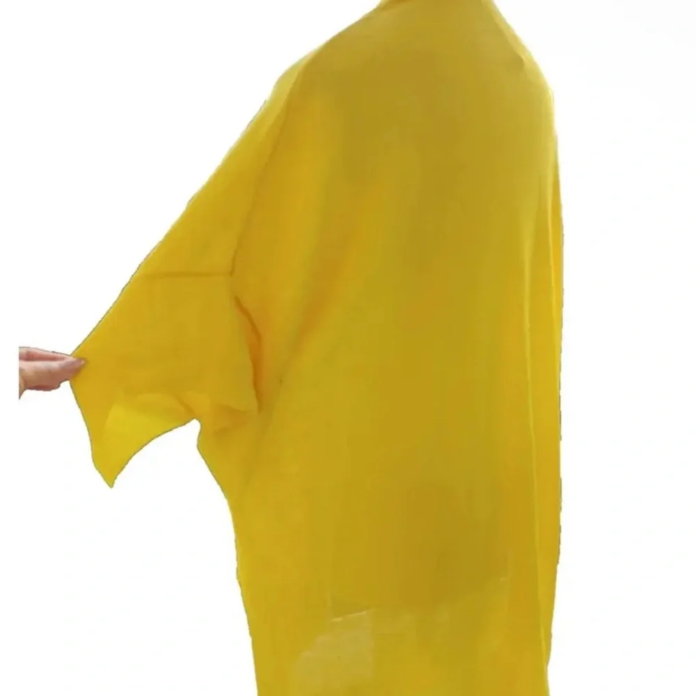 Marina Rinaldi Yellow Knit Cardigan NWT 14-16 oversized - Picture 6 of 16